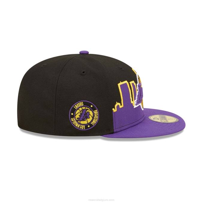 New Era la lakers nba tip off 2022 zwarte 59fifty getailleerde pet BT241129