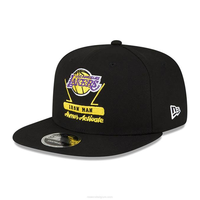 New Era la lakers nba x marvel iron man zwarte 9fifty snapback pet BT241948