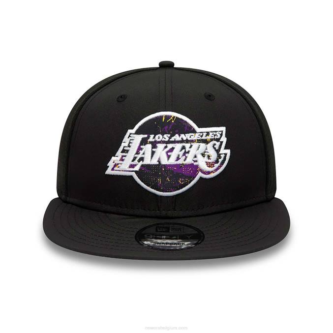New Era la lakers print infill zwarte 9fifty snapback cap BT242136
