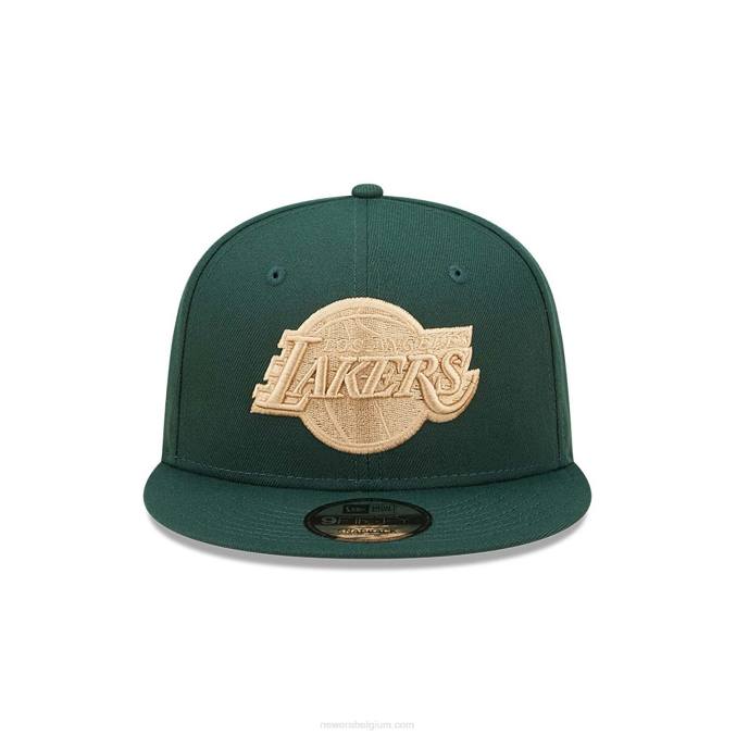 New Era la lakers repreve donkergroene 9fifty snapback pet BT242057