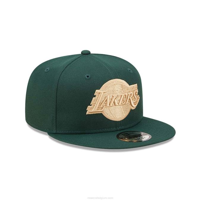 New Era la lakers repreve donkergroene 9fifty snapback pet BT242057