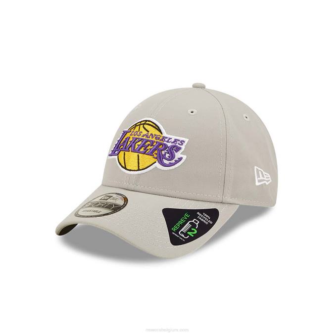 New Era la lakers repreve grijze 9forty verstelbare pet BT241786