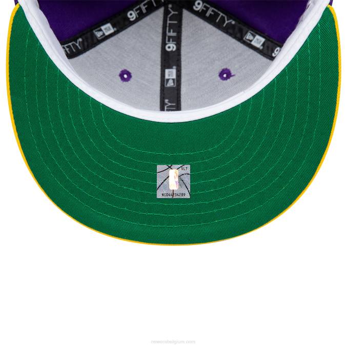 New Era la lakers side font paarse 9fifty snapback pet BT242026