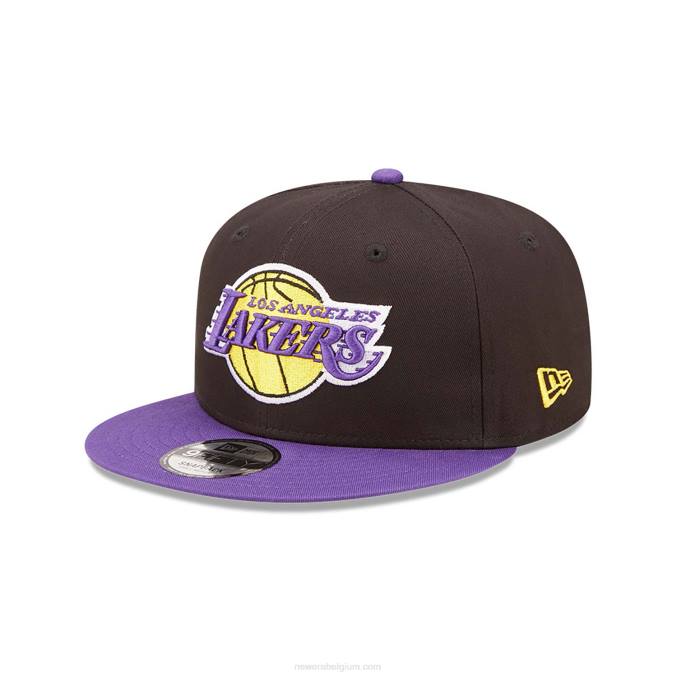 New Era la lakers team patch zwarte 9fifty snapback pet BT242111