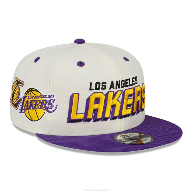 New Era la lakers wake witte 9fifty snapback pet BT241841