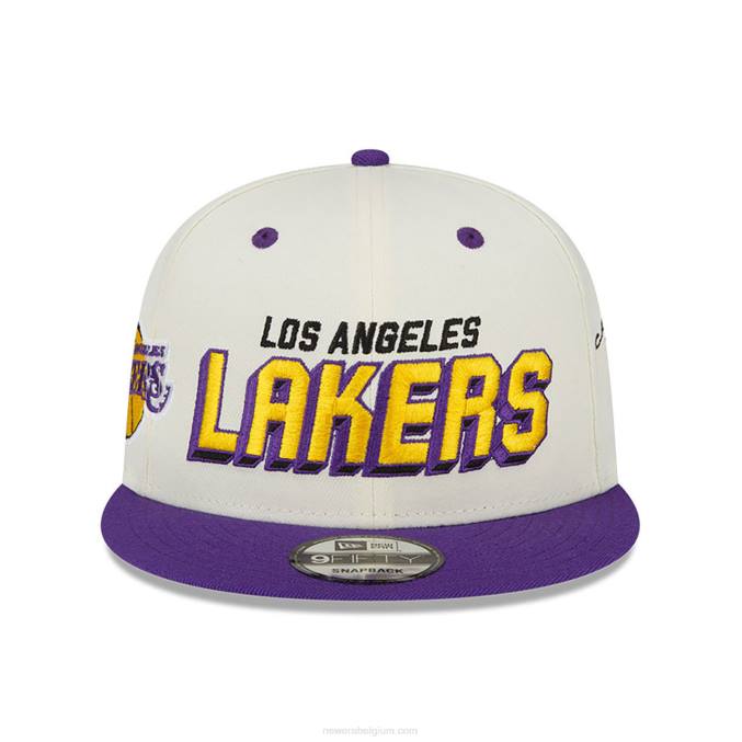 New Era la lakers wake witte 9fifty snapback pet BT241841