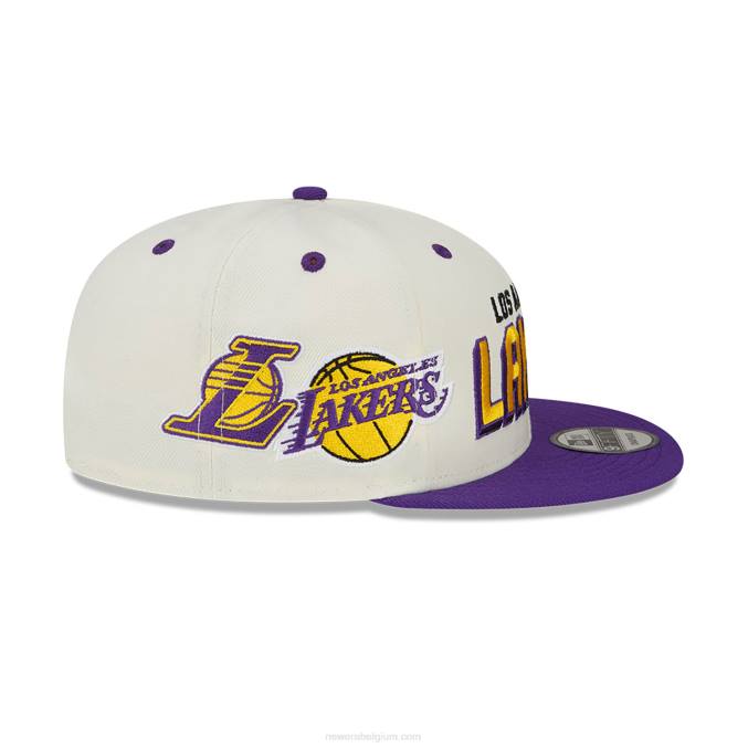 New Era la lakers wake witte 9fifty snapback pet BT241841