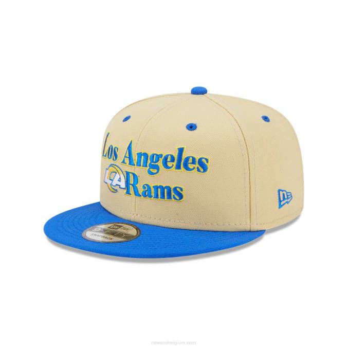 New Era la rams nfl retro creme 9fifty snapback pet BT242115