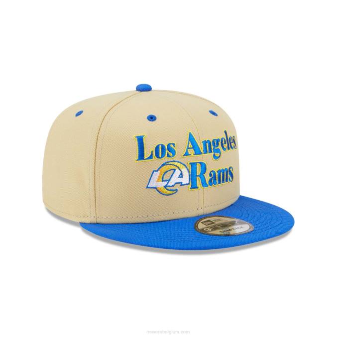 New Era la rams nfl retro creme 9fifty snapback pet BT242115