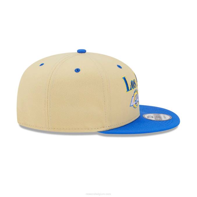 New Era la rams nfl retro creme 9fifty snapback pet BT242115