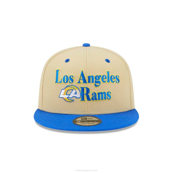 New Era la rams nfl retro creme 9fifty snapback pet BT242115