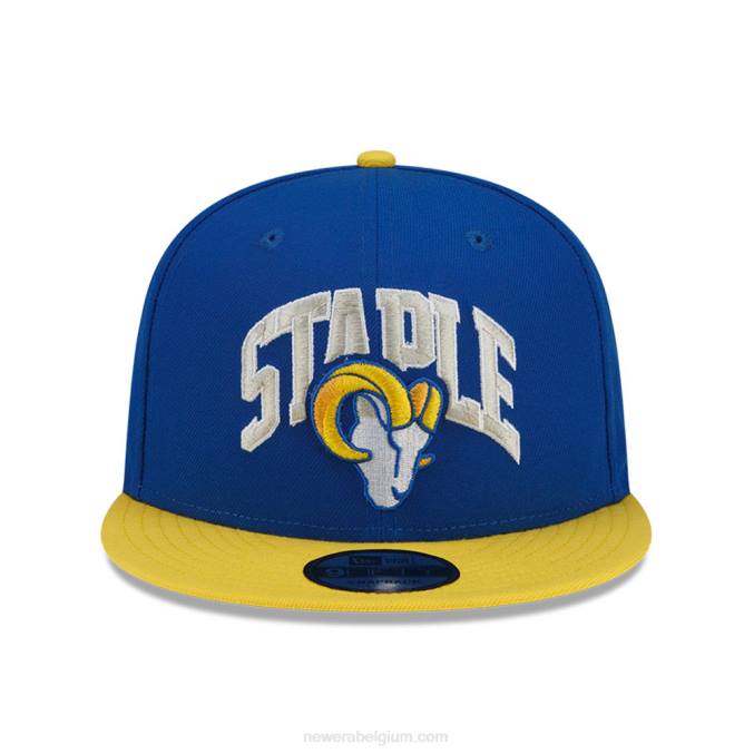 New Era la rams x nietje blauwe 9fifty snapback pet BT242028