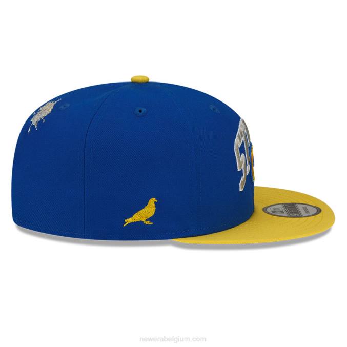 New Era la rams x nietje blauwe 9fifty snapback pet BT242028