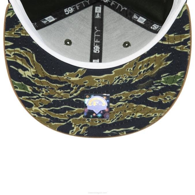 New Era lakeland tigers milb green 59fifty getailleerde pet BT241111