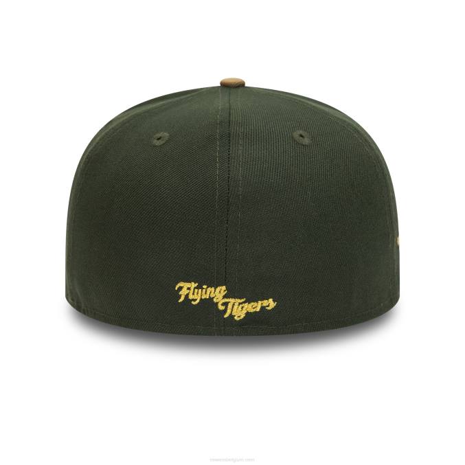 New Era lakeland tigers milb green 59fifty getailleerde pet BT241111