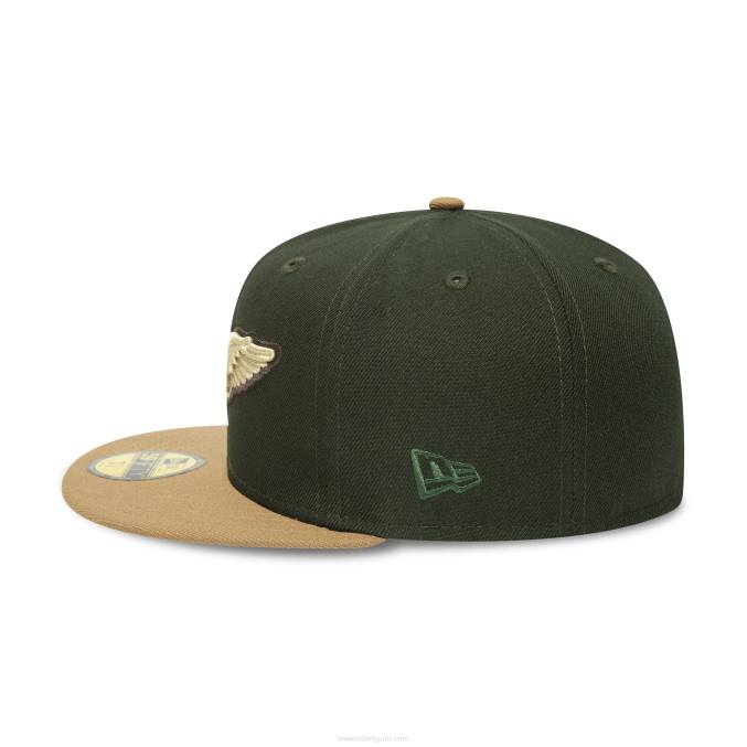 New Era lakeland tigers milb green 59fifty getailleerde pet BT241111