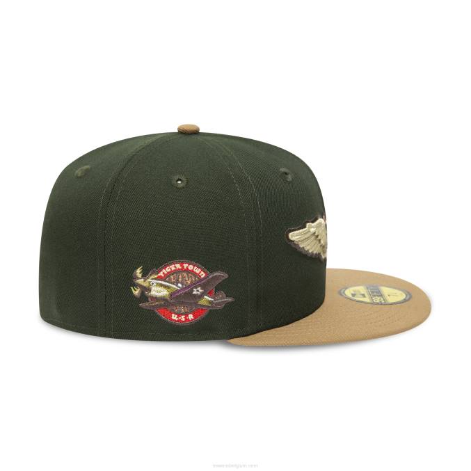 New Era lakeland tigers milb green 59fifty getailleerde pet BT241111