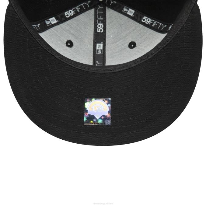 New Era lakeland tigers milb zwart 59fifty getailleerde pet BT241125