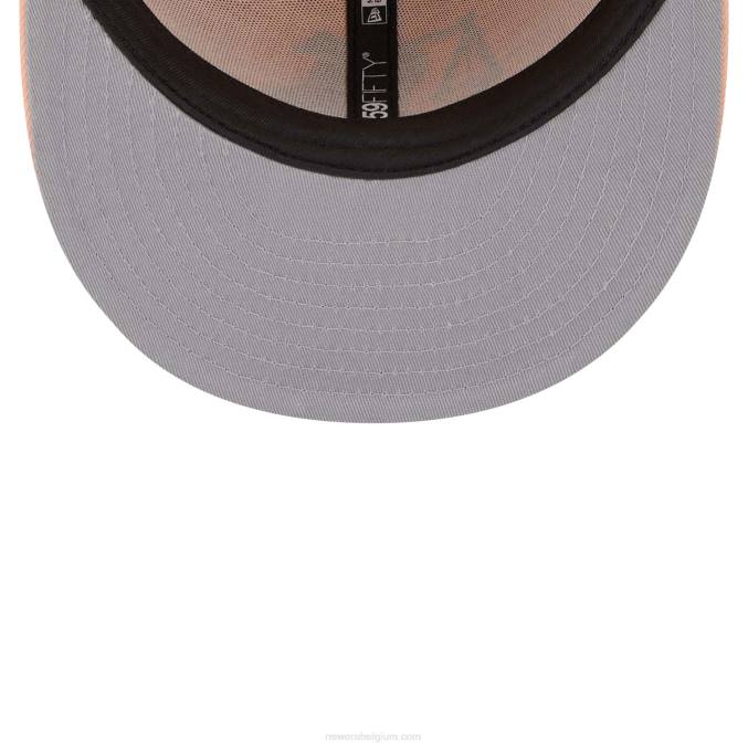 New Era lakeland tigers zodiac roze 59fifty getailleerde pet BT24980