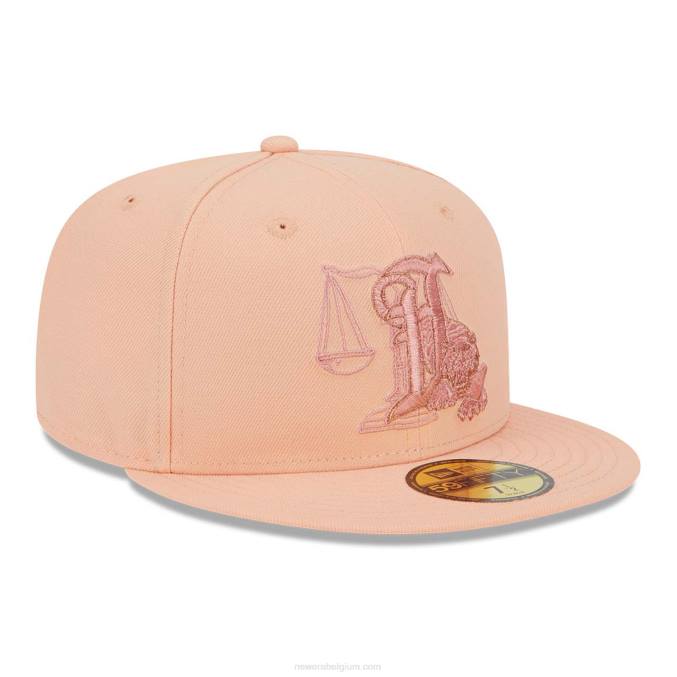 New Era lakeland tigers zodiac roze 59fifty getailleerde pet BT24980