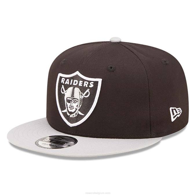 New Era las vegas raiders team patch zwarte 9fifty snapback pet BT242098