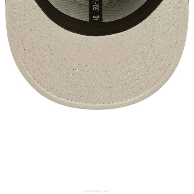 New Era las vegas raiders x alpha industries zwarte 59fifty getailleerde pet BT24424