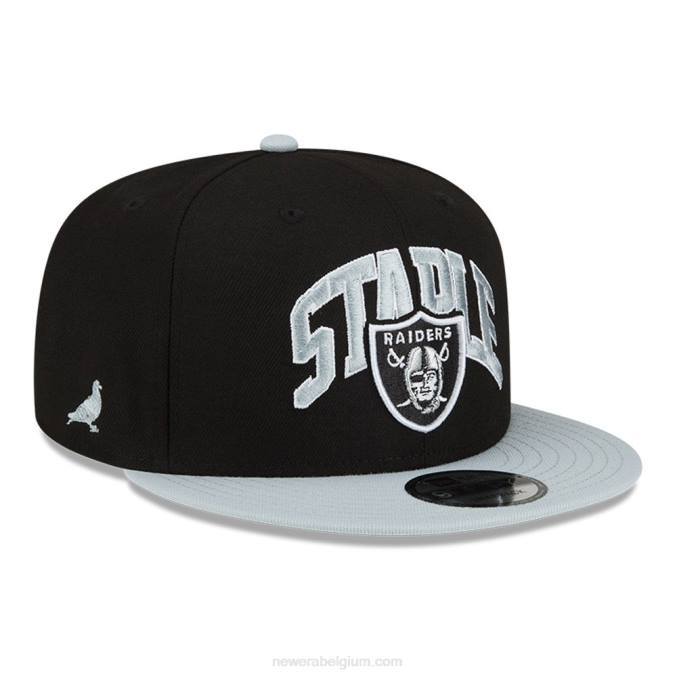 New Era las vegas raiders x nietje zwarte 9fifty snapback pet BT242014