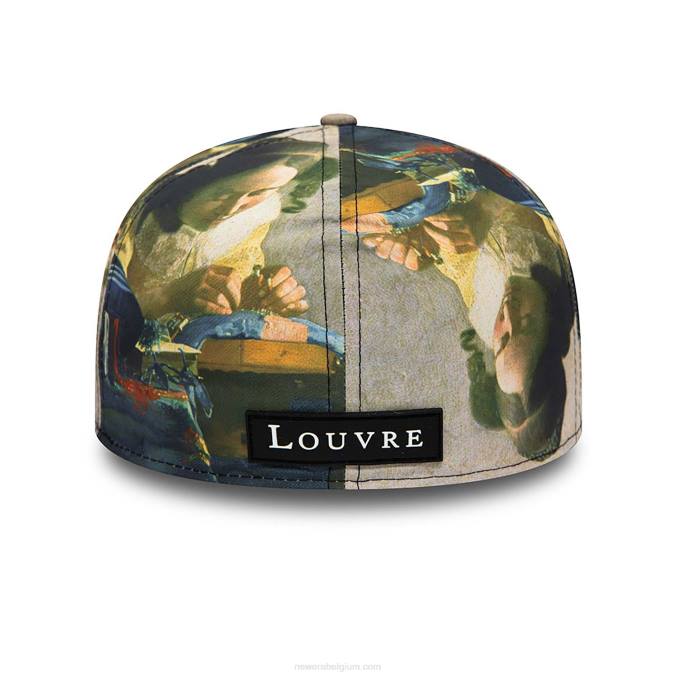 New Era le louvre all-over print 59fifty getailleerde pet BT24739