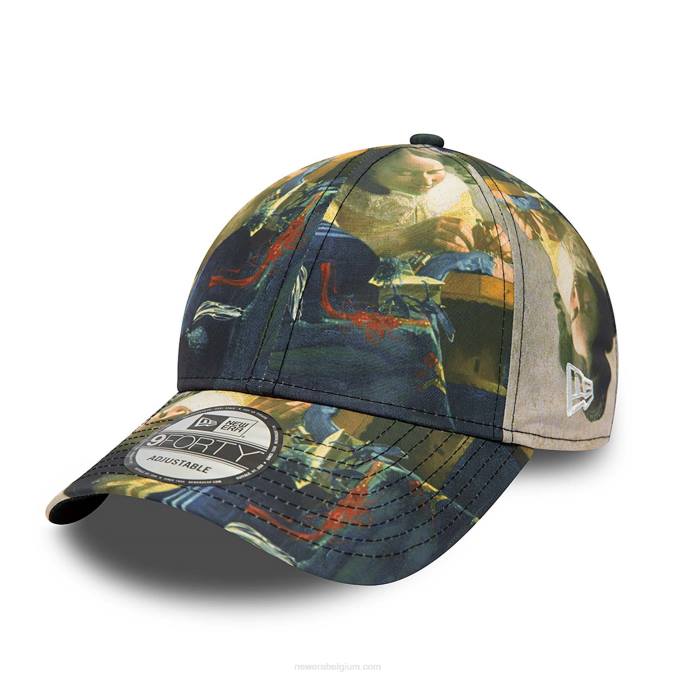 New Era le louvre all over print 9forty verstelbare pet BT241546