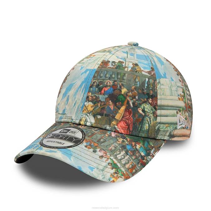 New Era le louvre all over print 9forty verstelbare pet BT241580