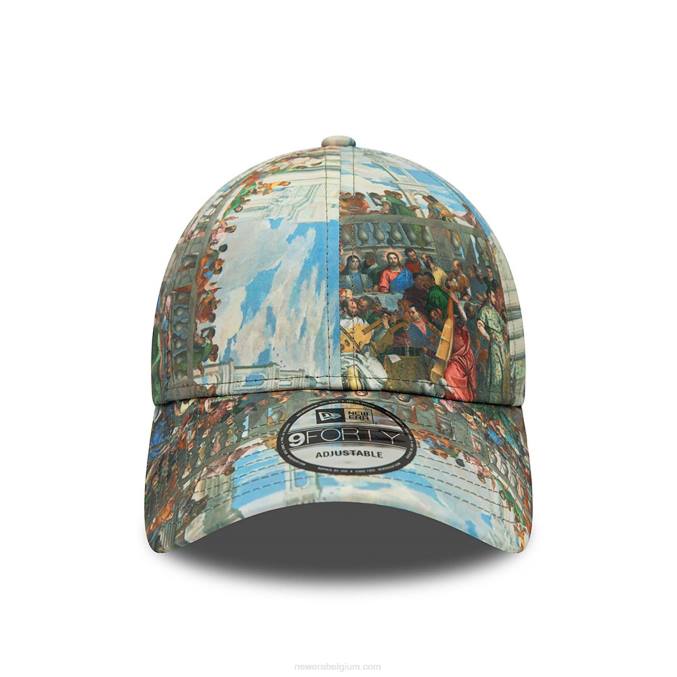 New Era le louvre all over print 9forty verstelbare pet BT241580