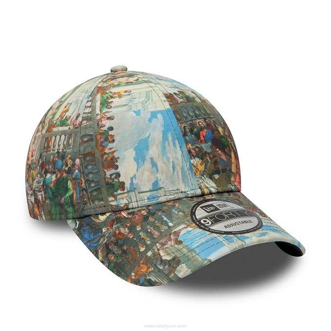 New Era le louvre all over print 9forty verstelbare pet BT241580