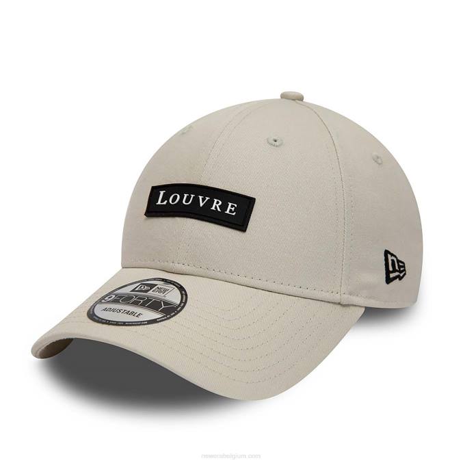 New Era le louvre logo stone 9forty verstelbare pet BT241563