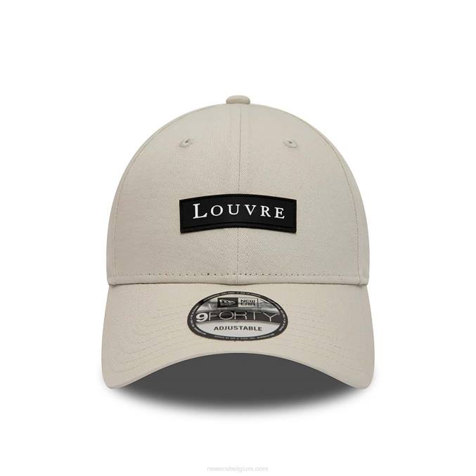 New Era le louvre logo stone 9forty verstelbare pet BT241563