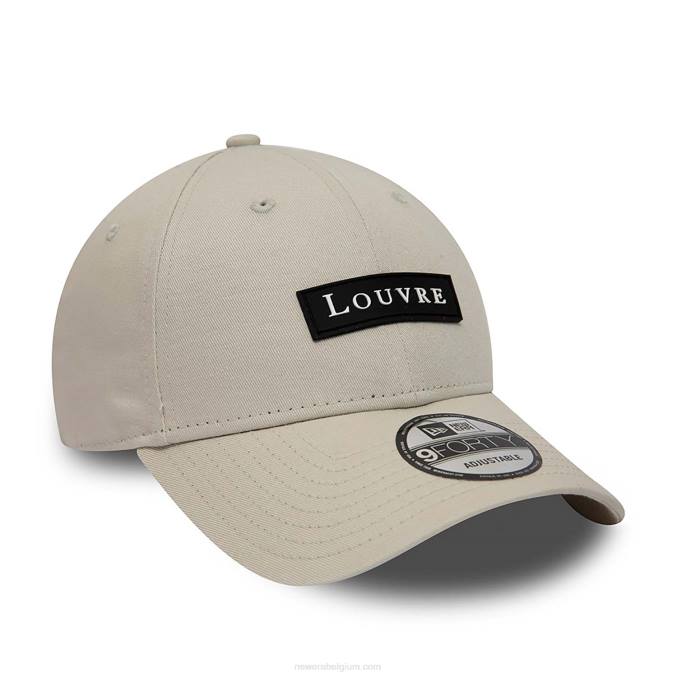 New Era le louvre logo stone 9forty verstelbare pet BT241563