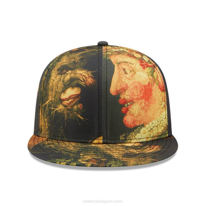 New Era le louvre print vier seizoenen 59fifty getailleerde pet BT24540