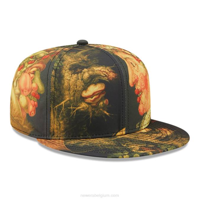 New Era le louvre print vier seizoenen 59fifty getailleerde pet BT24540