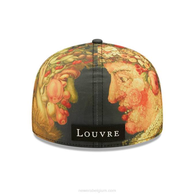 New Era le louvre print vier seizoenen 59fifty getailleerde pet BT24540