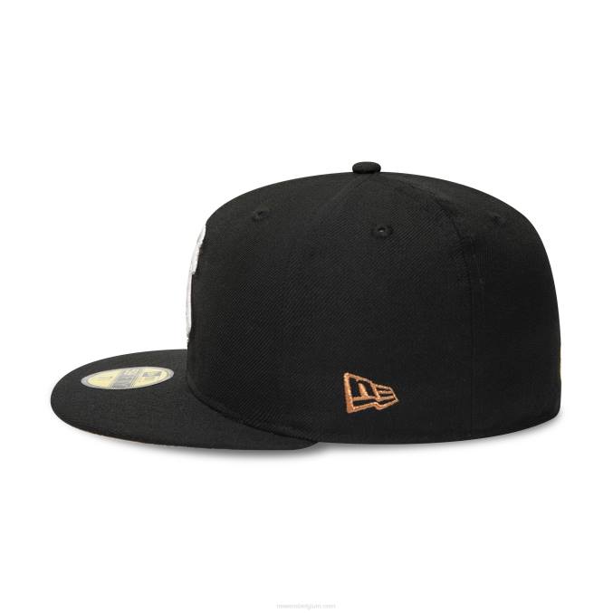 New Era lehigh valley ironpigs milb zwart 59fifty getailleerde pet BT24335