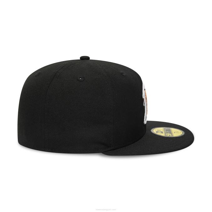 New Era lehigh valley ironpigs milb zwart 59fifty getailleerde pet BT24335