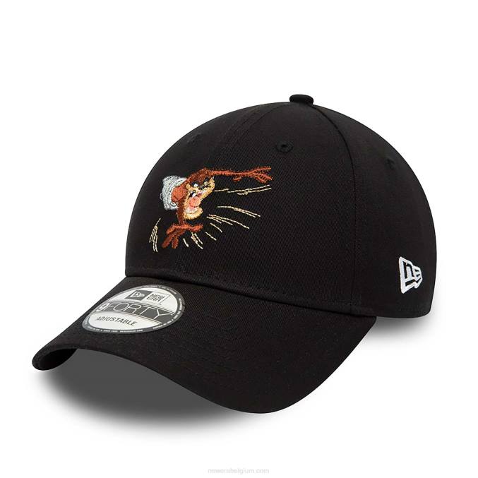 New Era looney tunes taz zwarte 9forty verstelbare pet BT241633