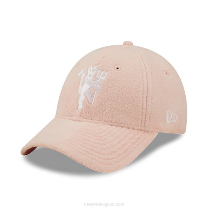 New Era manchester united dames borg roze 9forty verstelbare pet BT241466