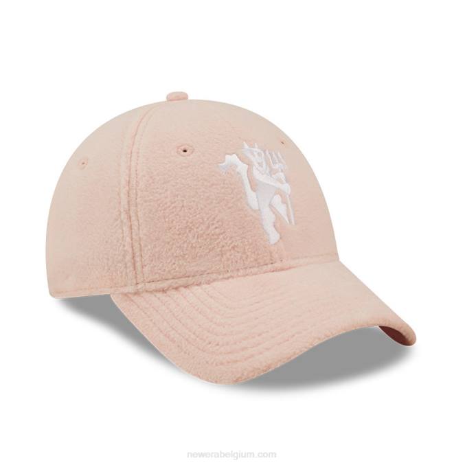 New Era manchester united dames borg roze 9forty verstelbare pet BT241466
