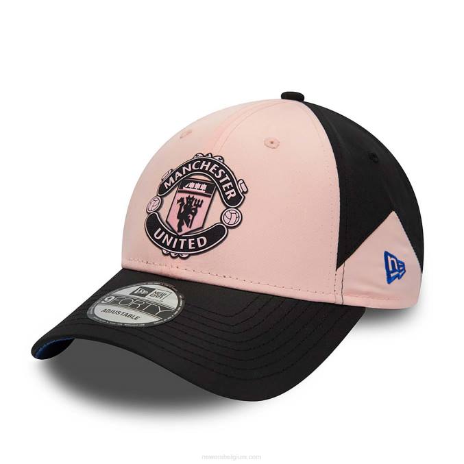 New Era manchester united fc poly pastelroze 9forty verstelbare pet BT241732