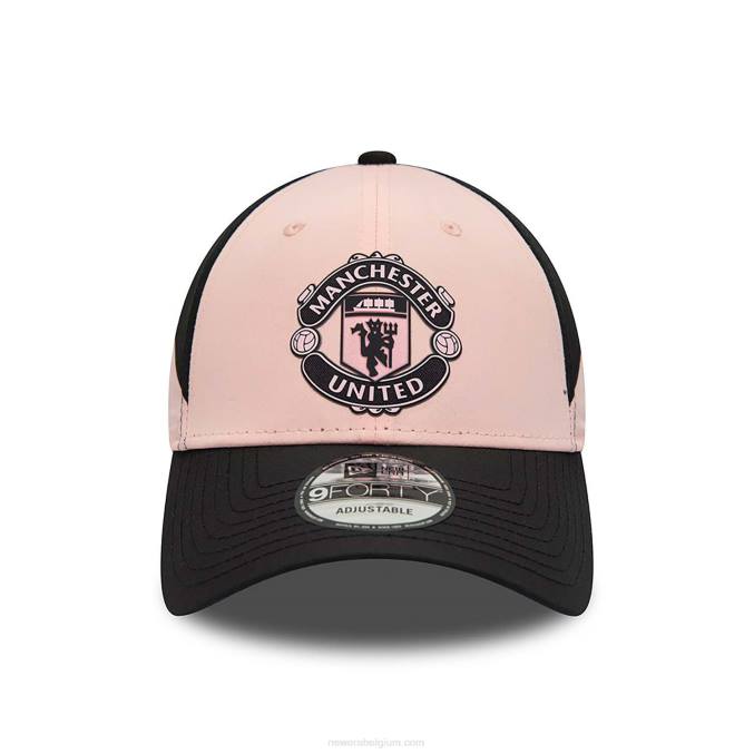 New Era manchester united fc poly pastelroze 9forty verstelbare pet BT241732