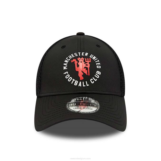 New Era manchester united fc spacer zwart 39thirty stretch fit pet BT242195