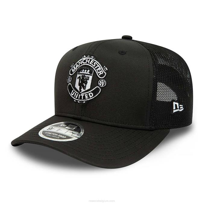 New Era manchester united fc tonale zwarte 9fifty stretch-snap cap BT242006