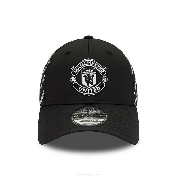 New Era manchester united fc tonale zwarte 9forty verstelbare pet BT241780