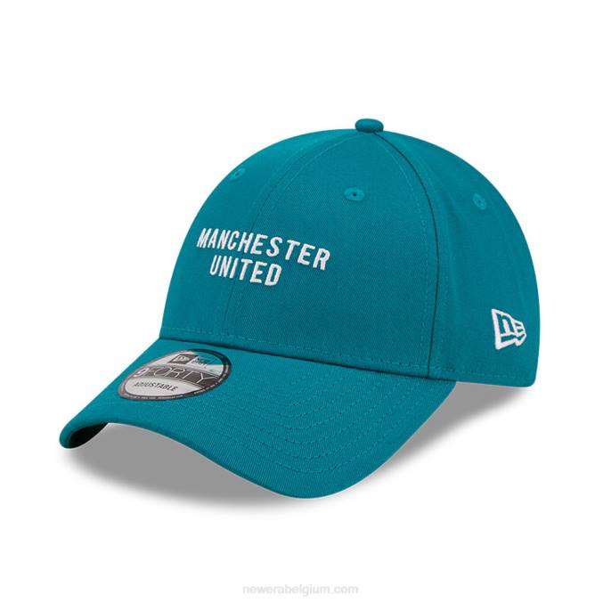 New Era manchester united seizoensgebonden turquoise 9forty verstelbare pet BT241448
