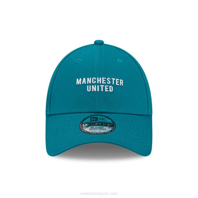 New Era manchester united seizoensgebonden turquoise 9forty verstelbare pet BT241448